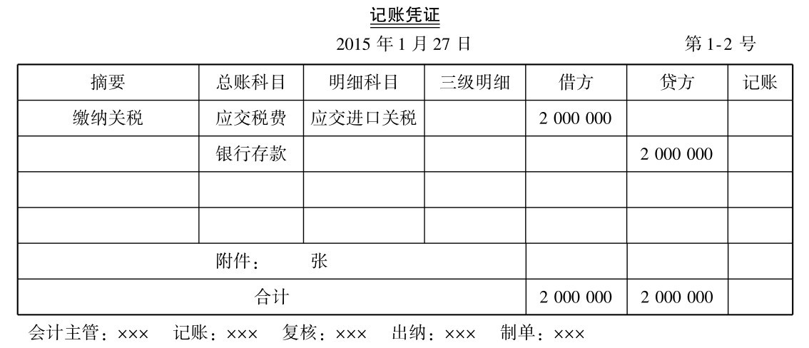 关税会计核算怎么做？关税如何进行核算记账凭证编制？